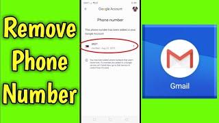 How to Remove Phone Number in Gmail Account