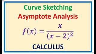 Curve Sketching with Asymptotes x/(x - 2)^2 and Derivatives of Rational Function