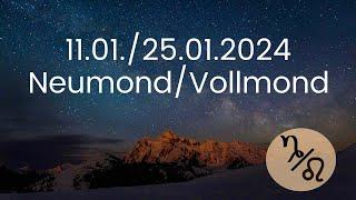Ab geht die Post! ~ Neumond/Vollmond ~ Steinbock/Löwe 11.01./25.01.2024 ~ Podcast
