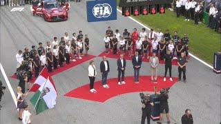 A minutes silence for Dilano van 't Hoff at the Austrian Grand Prix