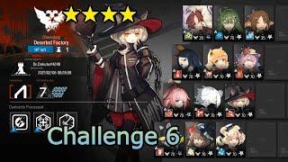 【明日方舟/Arknights】【CC#2】4 Star Operators  - Challenge 6 【Deserted Factory】