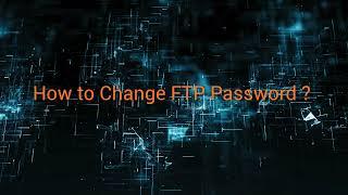 How to Change FTP Password ? ~ VDO Panel