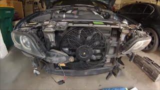 BMW e39 auxiliary fan replacement