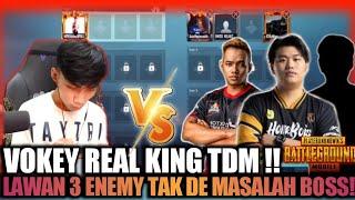 [TDM 1 vs 3] Vokey Real King TDM !! Lawan 3 Enemy Tak De Masalah Boss !! Pubg Mobile