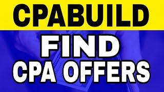 How To Find CPA Offers On CPABUILD