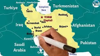 Islamic Republic of Iran: Political Map | Cities Map of Iran | Prominent Cities of Iran Map