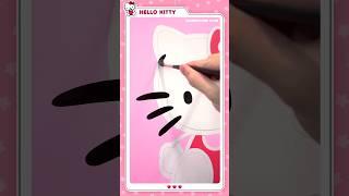 HELLO KITTY Painting Satisfying  #hellokitty #painting #sanrio