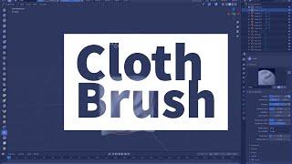 Blender 2 83 LTS Cloth Brush Review/Tutorial