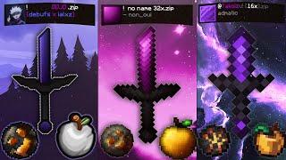 The 3 New BEST 16x Bedwars Texture Packs PURPLE (1.8.9) | FPS Boost