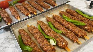 Evde KOLAY ADANA KEBAP TARİFİ Kebap tarifleri ADANA KEBAP NASIL YAPILIR#keşfetedüş