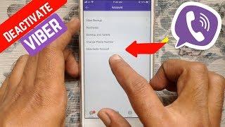 How to Deactivate Viber Account