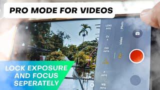 How to use pro mode for cinematic video in Redmi/Xiaomi phones | Mobile Cinematography Tips