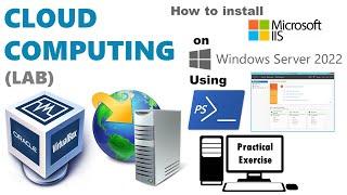 How to Install IIS on Windows Server 2022 using PowerShell - Server 2022 Installation - VirtualBox 7