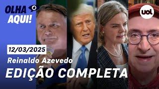 Reinaldo Azevedo ao vivo: tarifas de Trump, Bolsonaro-Tarcísio, agenda 'carregada' de Gleisi e +