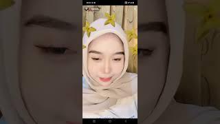 tiktok live hijab melinda toprut goyang geol geol