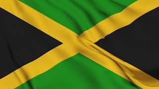 Jamaica Flag Waving Animation / 3D flag waving animation / free 4k stock footage