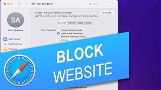 How to Block Website in Safari on Mac, iPhone or iPad