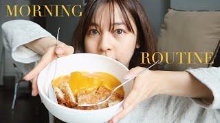 MORNING ROUTINE + Q&A มนุษย์นอนเช้า หลังตื่นนอนดูแลตัวเองยังไง ทำอะไรบ้าง | Babyjingko