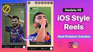 HON*STA V6 🪄: Share Reel with Round Edges | Reels Not working on Story | iOS Instagram