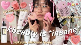 viral KBEAUTY HAUL ft.yesstyle   it girl essentials *pinterest inspired* cosrx, romand, etude..etc