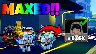 *MAXED* I Got On EVERY LEADERBOARD In Anime Max Simulator!!