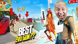 M4A1 The Best Evo Gun in Solo Vs Squad  But Once Again Popat होगया !! Free Fire Max