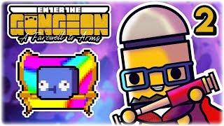 NEW Rainbow Mode! | Part 2 | Let's Play: Enter the Gungeon: A Farewell to Arms | PC Gameplay HD