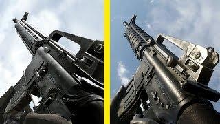 COD Modern Warfare (2007) vs COD Modern Warfare REMASTERED - Weapon Comparison