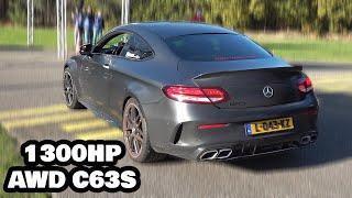 1300HP GAD Motors Mercedes-AMG C63S 4Matic - Brutal Sounds!