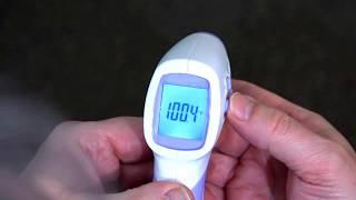 Non-Contact  Forehead IR Thermometer, Model 15004 Setup and Calibration