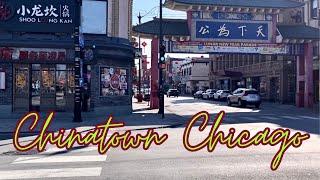 [4K] Chicago Walking Tour 2024 - Chinatown Chicago - Chucago, Illinois Walking Video