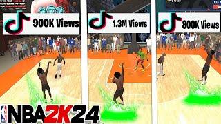 Testing the MOST VIRAL TIKTOK Jumpshots on NBA 2K24...