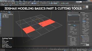 3dsMax Modeling Basics Part 3: Cutting Tools