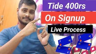 Tide Free 400rs Joining Offer,Tide Business account free debit card | Tide Account Opening process