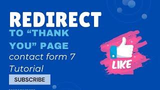 How To Redirect Contact Form 7 To Thank You Page After Form Submission | Easy and Quick