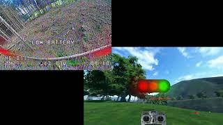 Transferring real life to Sim-Racing (The Drone Racing League Simulator)