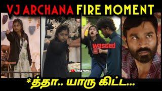 VJ Archana Mass Fight in Bigg Boss 7 Tamil | Aishu | Nixen | Smile Memes