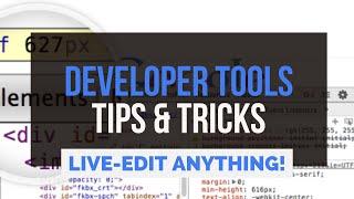 Live-Edit Websites Easily With Chrome Developer Tools [3 EPIC TRICKS]