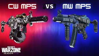 CW MP5 vs MW MP5 in Warzone Season 5 | In-Depth Statistics with Best Class Setups