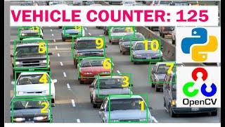 Python Project Tutorial- Vehicle Detection And Counting using OpenCV | Vehicle Counting using OpenCV