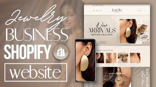 How To Make A Jewelry Shopify Shopify Website | Shopify Tutorial 2024