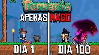 PASSEI 100 DIAS NO TERRARIA APENAS DE MAGE (CALAMITY)