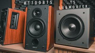 Edifier R1700BTS Active Bookshelf Speaker  & Edifier T5 Subwoofer Review