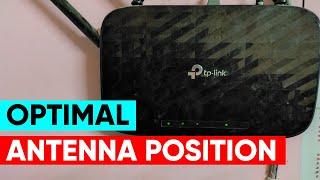 Optimal Antenna Reception Position For Multi Antenna Router - Guide in Hindi