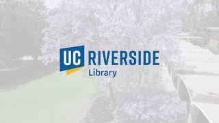 Highlander Orientation: UCR Library