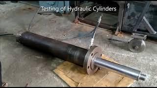Testing of Hydraulic Cylinder   @hydrauliccylinderindia