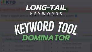 Unlocking the Power of Keyword Tool Dominator: The Ultimate Guide for Boosting Your SEO