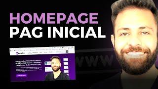 Homepage Sites: Como Criar a Página Inicial do Site - Parte 1