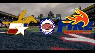 AAFL 2011 Season Week 2 - Austin Riders (0-1) @ Nashville Fire (1-0)