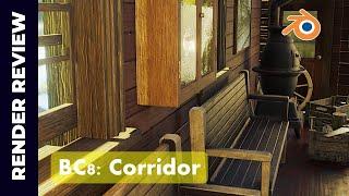 BLENDER CHALLENGE 8: Corridor (Render Review)